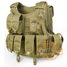 Camouflage Military Bulletproof Vest with Pouches Passed USA HP Lab Test